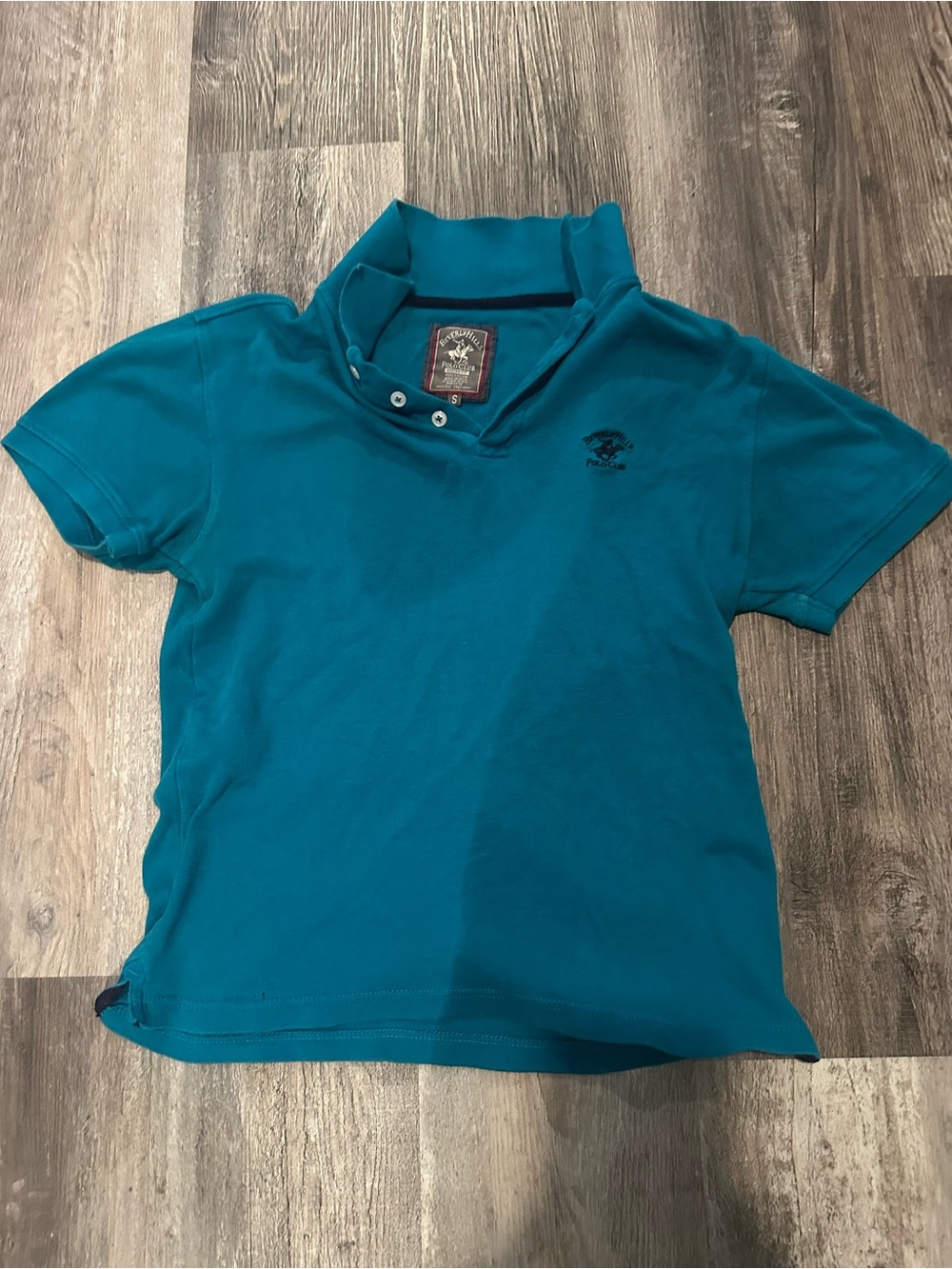 Beverly Hills Polo Club Men's Small Teal Blue